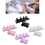 Maxbell 5 Pieces Nail Art Practice Finger Training for Fake Fingers Tools Decoration Black