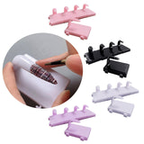 Maxbell 5 Pieces Nail Art Practice Finger Training for Fake Fingers Tools Decoration Black