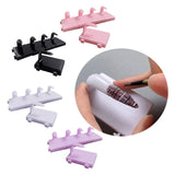 Maxbell 5 Pieces Nail Art Practice Finger Training for Fake Fingers Tools Decoration Black