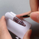 Maxbell 5 Pieces Nail Art Practice Finger Training for Fake Fingers Tools Decoration Pink