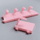 Maxbell 5 Pieces Nail Art Practice Finger Training for Fake Fingers Tools Decoration Pink