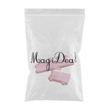 Maxbell 5 Pieces Nail Art Practice Finger Training for Fake Fingers Tools Decoration Pink