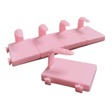 Maxbell 5 Pieces Nail Art Practice Finger Training for Fake Fingers Tools Decoration Pink
