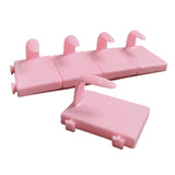 Maxbell 5 Pieces Nail Art Practice Finger Training for Fake Fingers Tools Decoration Pink