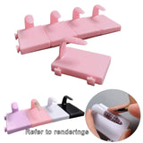 Maxbell 5 Pieces Nail Art Practice Finger Training for Fake Fingers Tools Decoration Pink