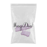 Maxbell 5 Pieces Nail Art Practice Finger Training for Fake Fingers Tools Decoration Purple
