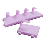 Maxbell 5 Pieces Nail Art Practice Finger Training for Fake Fingers Tools Decoration Purple