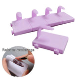 Maxbell 5 Pieces Nail Art Practice Finger Training for Fake Fingers Tools Decoration Purple