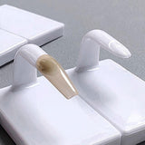 Maxbell 5 Pieces Nail Art Practice Finger Training for Fake Fingers Tools Decoration White