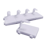 Maxbell 5 Pieces Nail Art Practice Finger Training for Fake Fingers Tools Decoration White