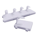 Maxbell 5 Pieces Nail Art Practice Finger Training for Fake Fingers Tools Decoration White