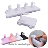 Maxbell 5 Pieces Nail Art Practice Finger Training for Fake Fingers Tools Decoration White