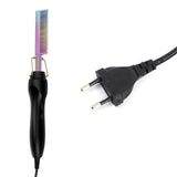 Maxbell Hair Straightener Comb Brush Curl Straight Hair EU Plug Hair Styling