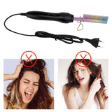 Maxbell Hair Straightener Comb Brush Curl Straight Hair EU Plug Hair Styling