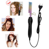 Maxbell Hair Straightener Comb Brush Curl Straight Hair EU Plug Hair Styling