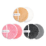 Maxbell 3 Pieces Reusable Makeup Remover Pads Face Cleaning Wipes Cloth 4.7in Dia