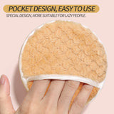 Maxbell 3 Pieces Reusable Makeup Remover Pads Face Cleaning Wipes Cloth 4.7in Dia