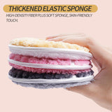 Maxbell 3 Pieces Reusable Makeup Remover Pads Face Cleaning Wipes Cloth 4.7in Dia