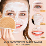 Maxbell 3 Pieces Reusable Makeup Remover Pads Face Cleaning Wipes Cloth 4.7in Dia