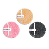 Maxbell 3 Pieces Reusable Makeup Remover Pads Face Cleaning Wipes Cloth 4.7in Dia