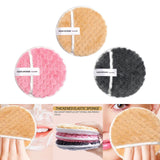 Maxbell 3 Pieces Reusable Makeup Remover Pads Face Cleaning Wipes Cloth 4.7in Dia
