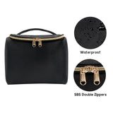 Maxbell Travel Makeup Cosmetic Case Storage Bag with Divider 23x16x19cm Washable