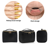 Maxbell Travel Makeup Cosmetic Case Storage Bag with Divider 23x16x19cm Washable