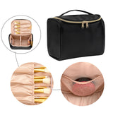 Maxbell Travel Makeup Cosmetic Case Storage Bag with Divider 23x16x19cm Washable