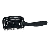 Maxbell Detangle Hairbrush Fast Drying Hair Vented Hair Brush for Barber Black