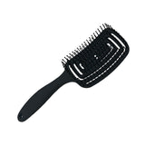 Maxbell Detangle Hairbrush Fast Drying Hair Vented Hair Brush for Barber Black