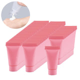 Maxbell 100Pcs Empty Soft Tubes Bottle 5ml with Caps for Makeup Cream pink