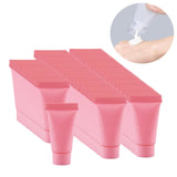 Maxbell 100Pcs Empty Soft Tubes Bottle 5ml with Caps for Makeup Cream pink