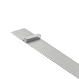 Maxbell Stainless Steel Shoe Display Stand Rack Holder for Shoe Shop Clothing Store Silver