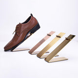 Maxbell Stainless Steel Shoe Display Stand Rack Holder for Shoe Shop Clothing Store Silver