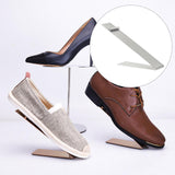 Maxbell Stainless Steel Shoe Display Stand Rack Holder for Shoe Shop Clothing Store Silver