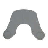 Maxbell Silicone Hair Cutting Non Slip Neck Shawl for Haircut or Dye Stylist Salon Gray