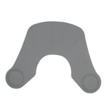 Maxbell Silicone Hair Cutting Non Slip Neck Shawl for Haircut or Dye Stylist Salon Gray