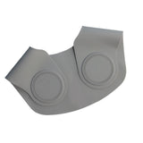 Maxbell Silicone Hair Cutting Non Slip Neck Shawl for Haircut or Dye Stylist Salon Gray