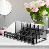 Maxbell Makeup Organizer Container Cosmetic Storage Box for Desktop Bathroom Brushes