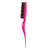 Maxbell Teasing Hair Brushes Portable Three Row for Hair Styling Home Rose Red