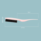 Maxbell Teasing Hair Brushes Portable Three Row for Hair Styling Home Light Purple