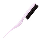 Maxbell Teasing Hair Brushes Portable Three Row for Hair Styling Home Light Purple