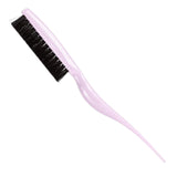 Maxbell Teasing Hair Brushes Portable Three Row for Hair Styling Home Light Purple