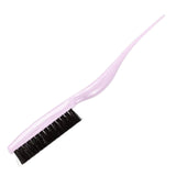 Maxbell Teasing Hair Brushes Portable Three Row for Hair Styling Home Light Purple
