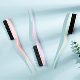 Maxbell Teasing Hair Brushes Portable Three Row for Hair Styling Home Light Purple