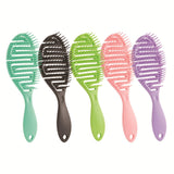 Maxbell Hair Brush S Shape Durable Massage Styling Tool for Wet Hair Dry Hair Men Black