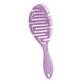 Maxbell Hair Brush S Shape Durable Massage Styling Tool for Wet Hair Dry Hair Men Purple