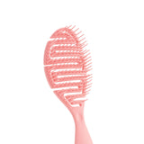 Maxbell Hair Brush S Shape Durable Massage Styling Tool for Wet Hair Dry Hair Men Pink
