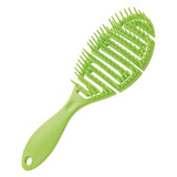 Maxbell Hair Brush S Shape Durable Massage Styling Tool for Wet Hair Dry Hair Men Meadow Green