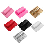 Maxbell Nail Art Pillow Manicure Hand Arm Rest Pillow Cushion PU Holder Pink